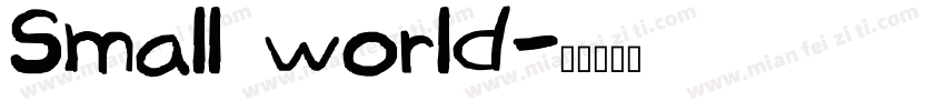 Small world字体转换